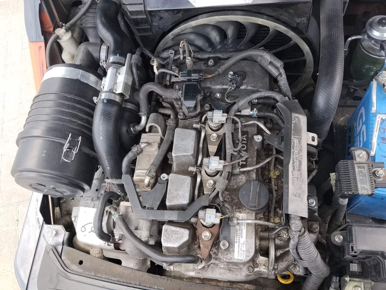 Toyota 8FD18 - stivuitor diesel 1.8 tone, second-hand — изображение 11