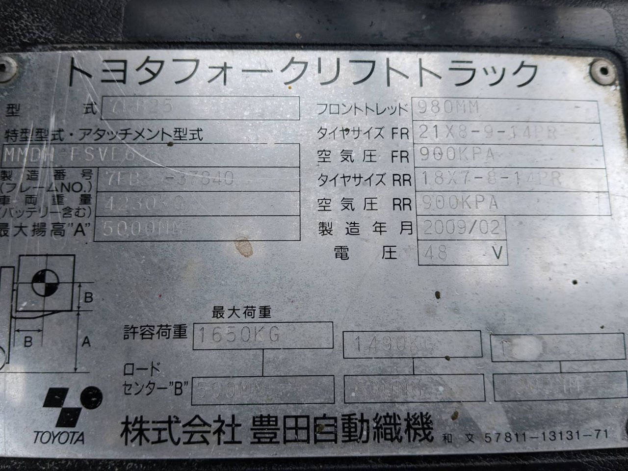 TOYOTA 7FB25 - stivuitor electric 2,5 tone, second-hand - imagine 12
