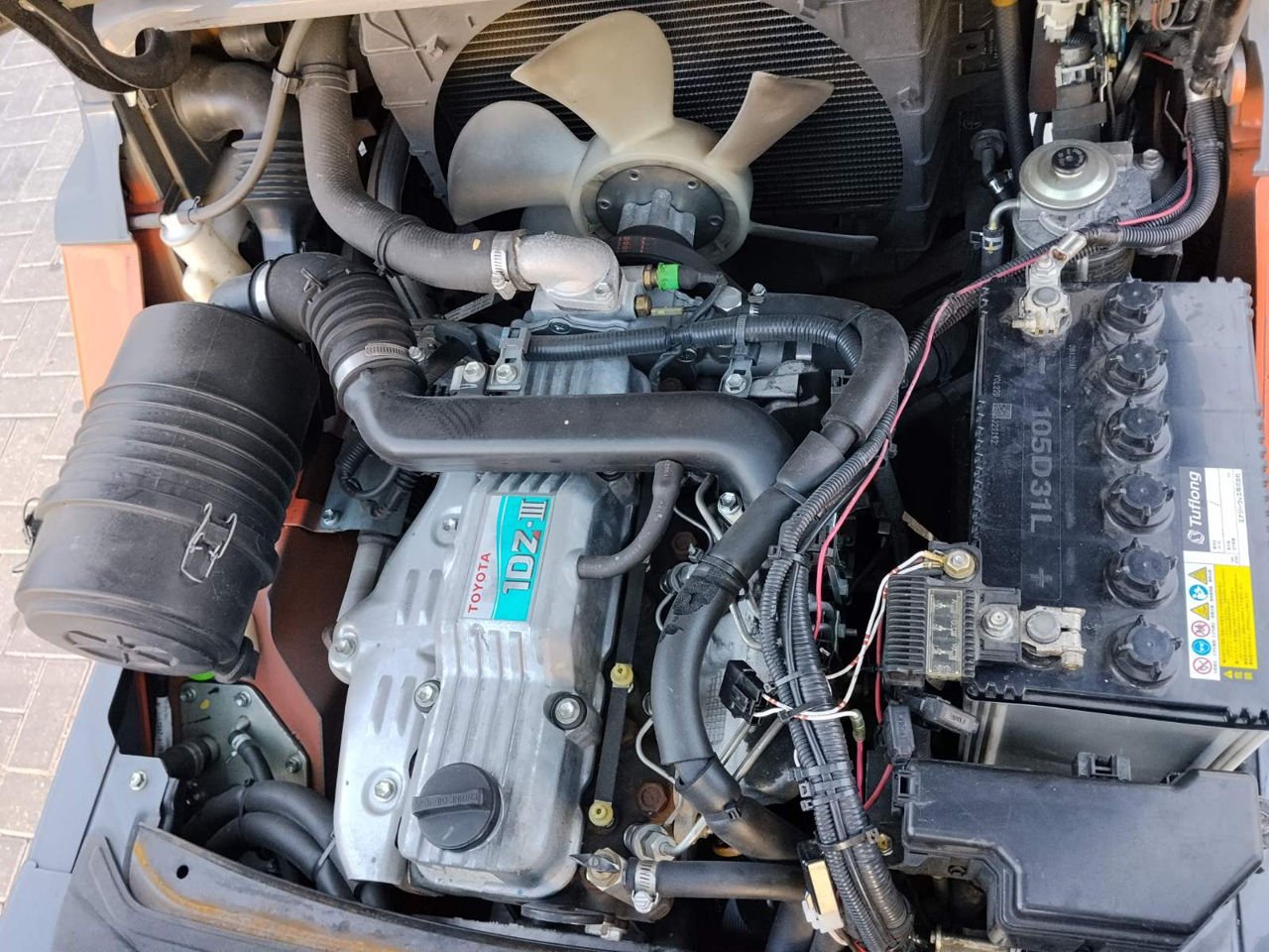 Toyota 02-8FDL25 - stivuitor diesel 2.5 tone, second-hand - imagine 12